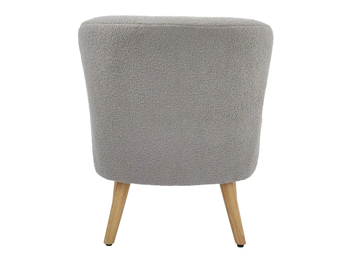 GFW GFW Evie Boucle Grey Fabric Accent Chair