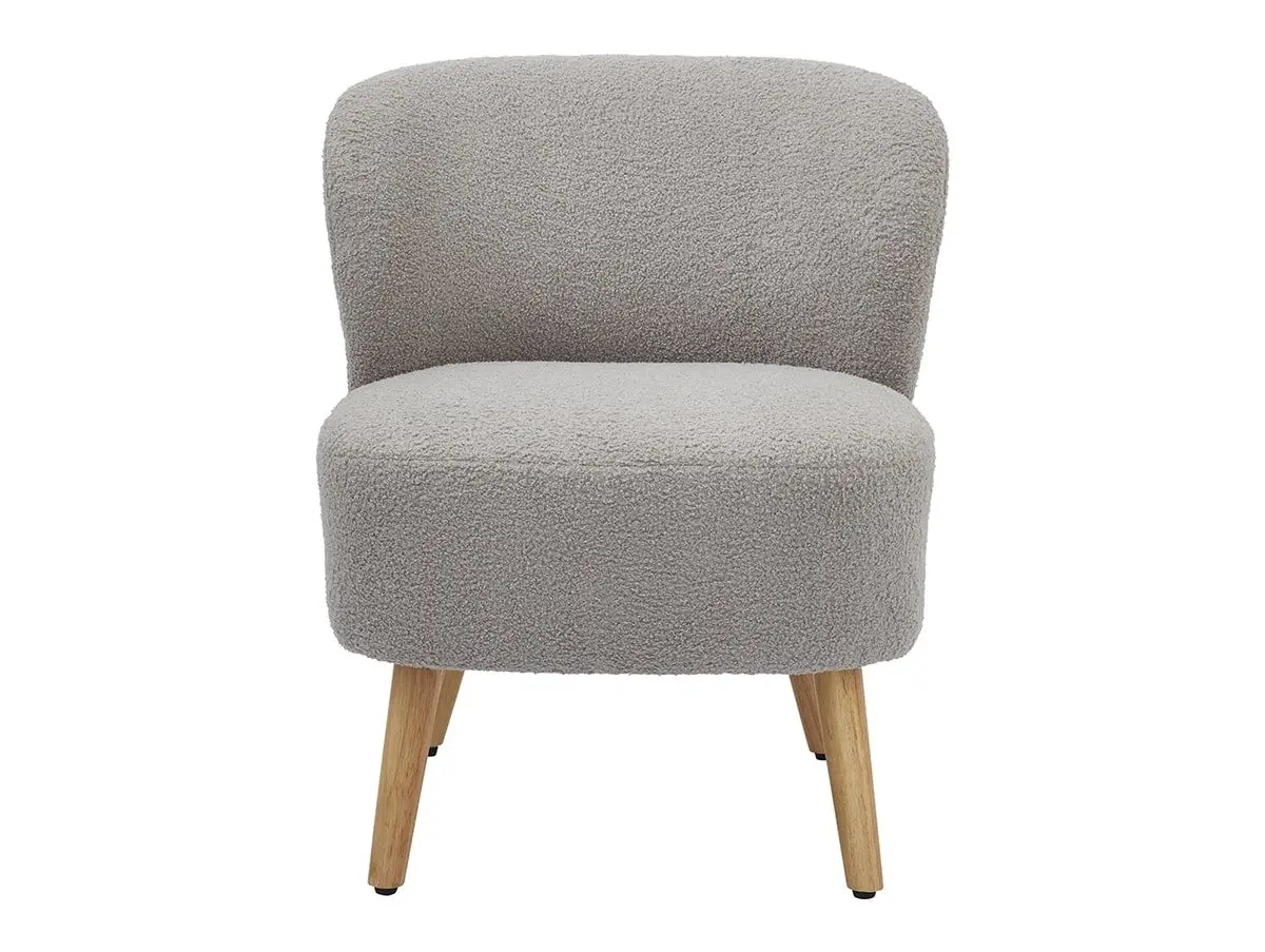 GFW GFW Evie Boucle Grey Fabric Accent Chair