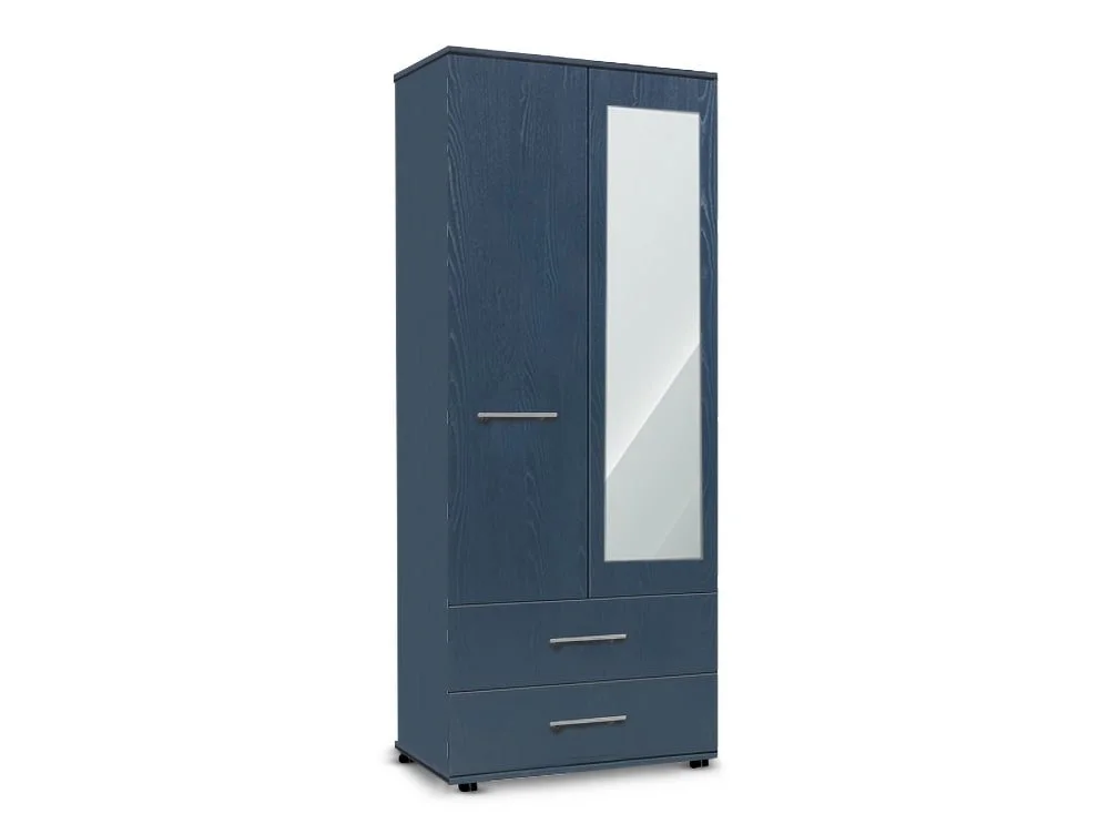 ASC ASC Venice 2 Door 2 Drawer Right Hand Mirrored Double Wardrobe (Assembled)