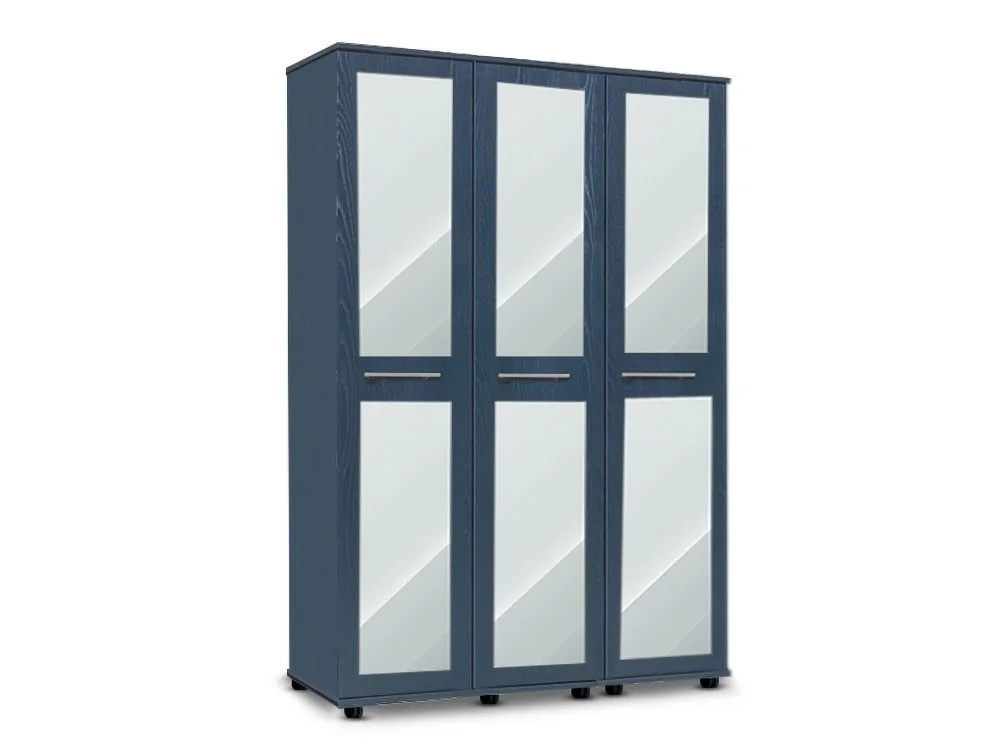 ASC ASC Venice 3 Door Mirrored Triple Wardrobe (Assembled)