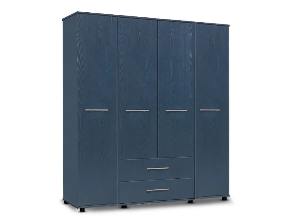 ASC ASC Venice 4 Door 2 Drawer Wardrobe (Assembled)