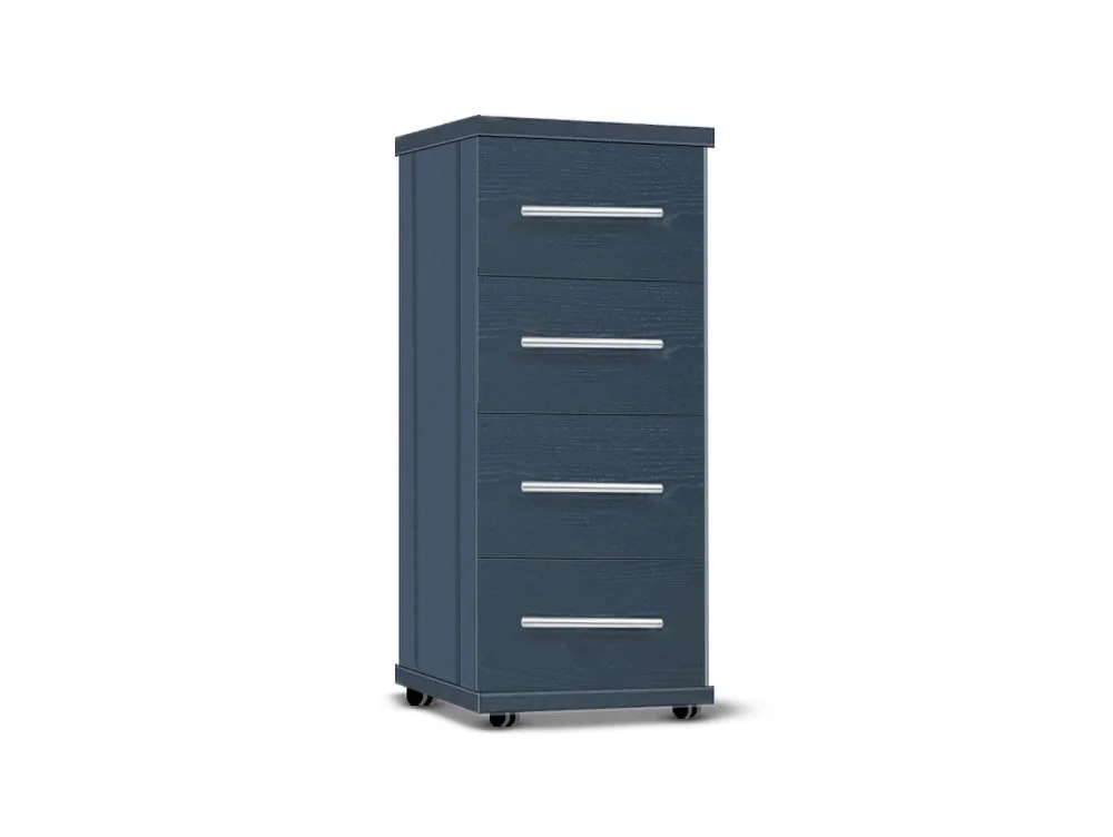 ASC ASC Venice 4 Drawer Bedside Table (Assembled)