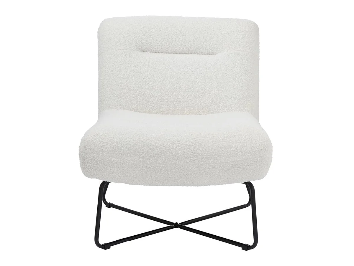 GFW GFW Willow Cream Boucle Fabric Accent Chair