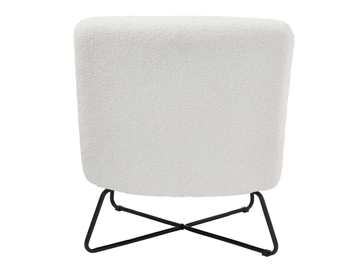 GFW GFW Willow Cream Boucle Fabric Accent Chair