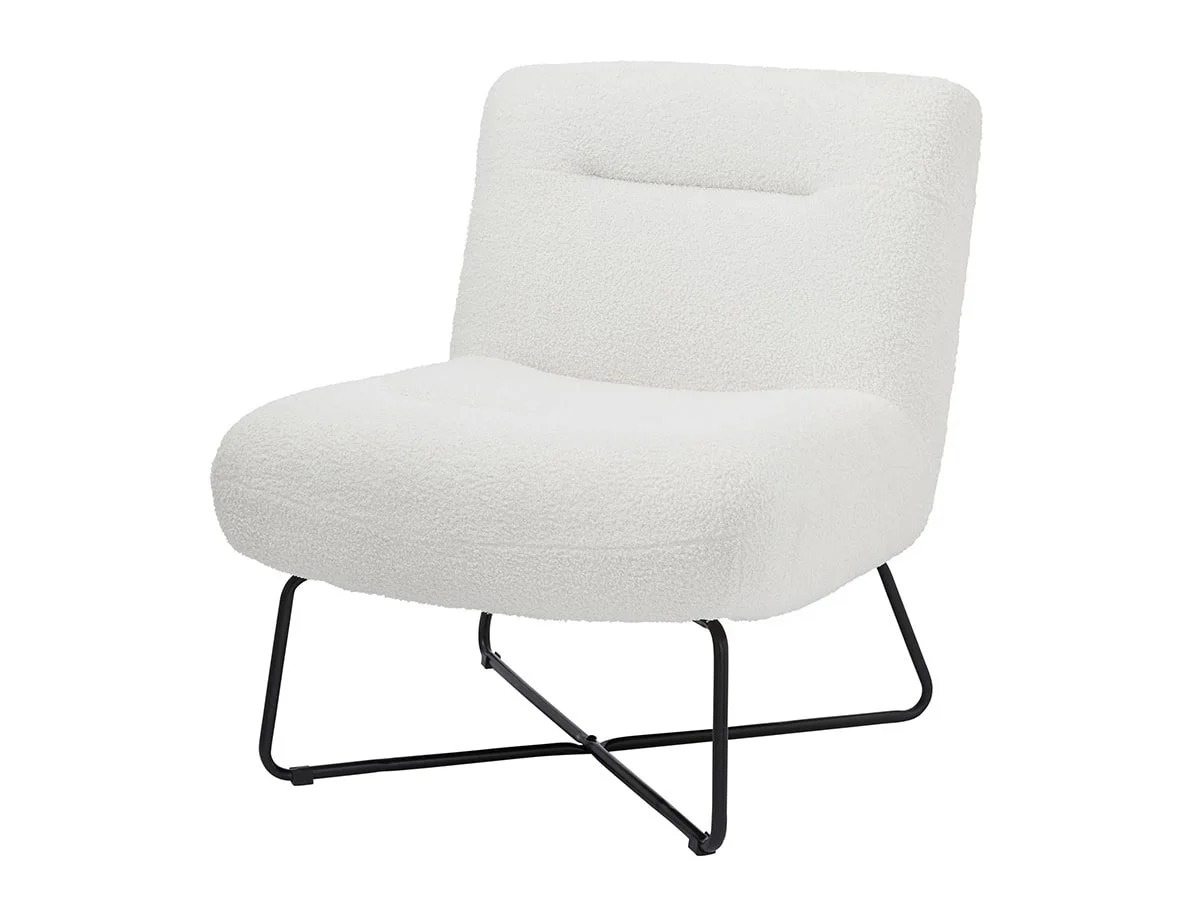 GFW GFW Willow Cream Boucle Fabric Accent Chair