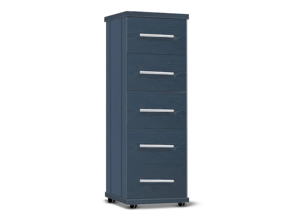 ASC ASC Venice 5 Drawer Tall Narrow Chest of Drawers (Assembled)