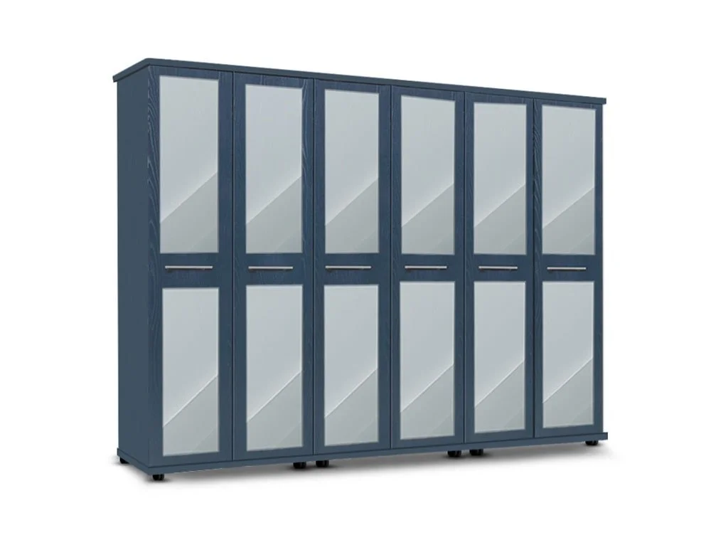ASC ASC Venice 6 Door Mirrored Wardrobe (Assembled)