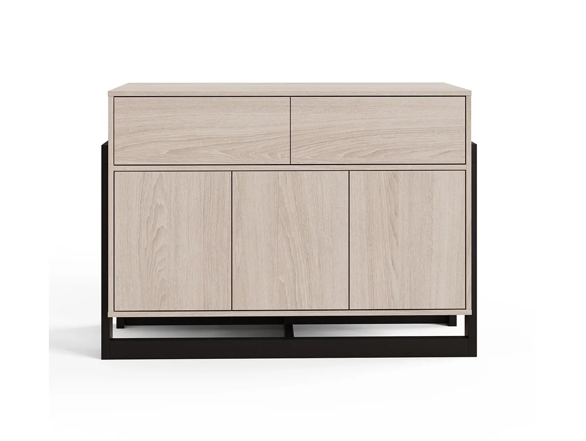 GFW GFW Taite Oak 3 Door 2 Drawer Sideboard