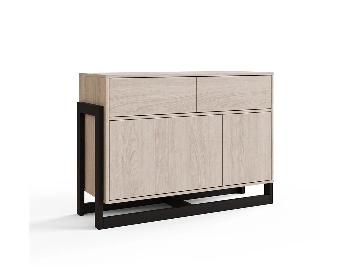 GFW GFW Taite Oak 3 Door 2 Drawer Sideboard