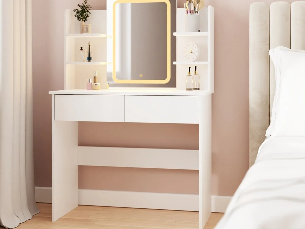 GFW GFW Sadie White Dressing Table Mirror