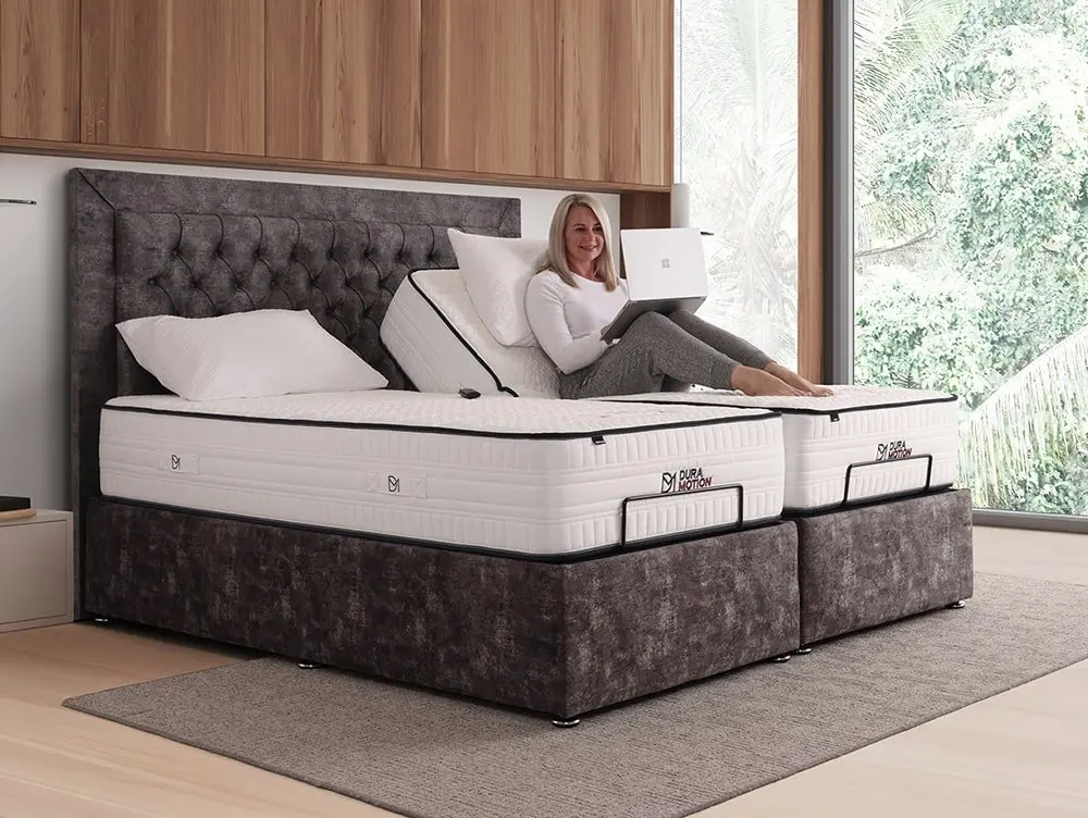Dura Dura Motion Trio Medium Pocket 1500 Electric Adjustable Bed