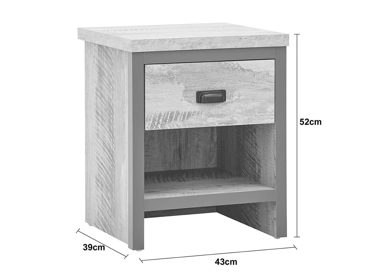 GFW GFW Boston Oak Wooden Lamp Table