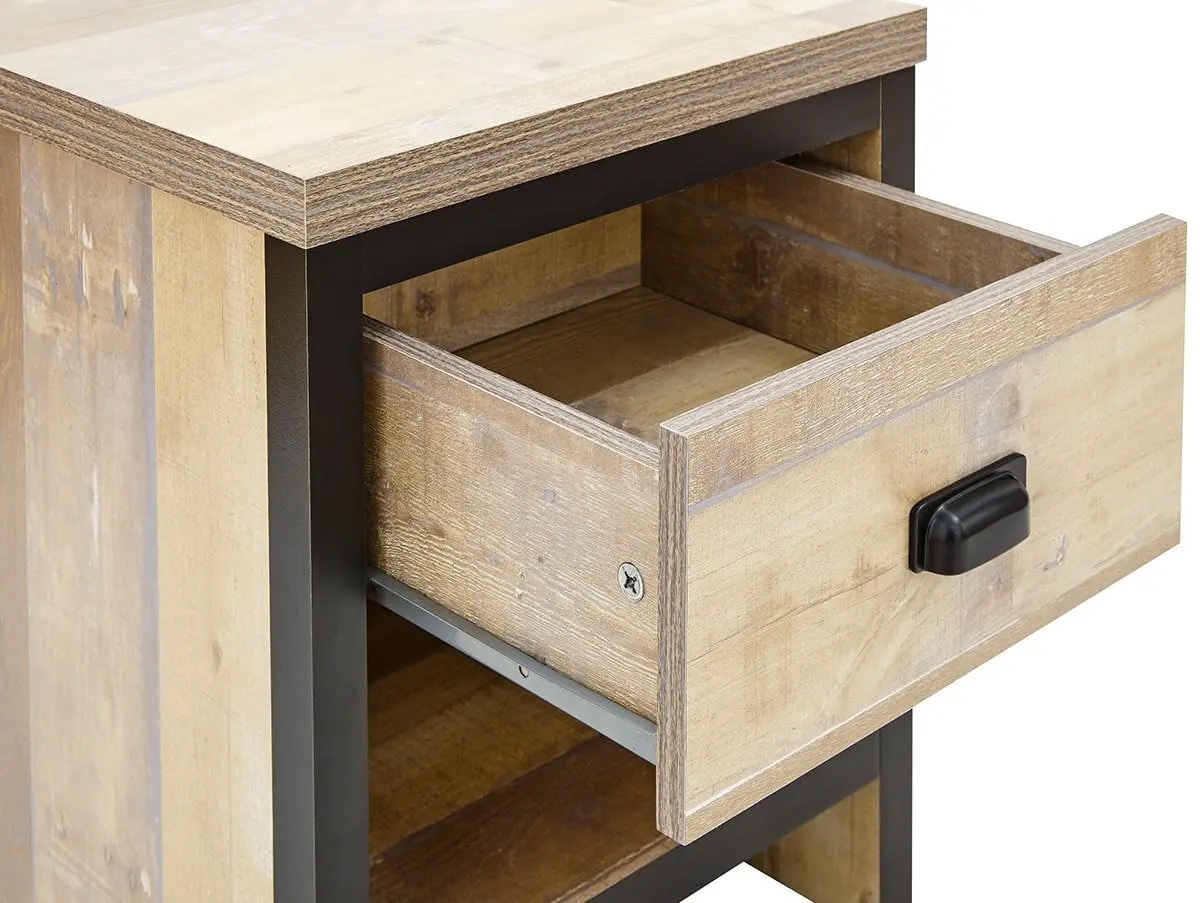GFW GFW Boston Oak Wooden Lamp Table