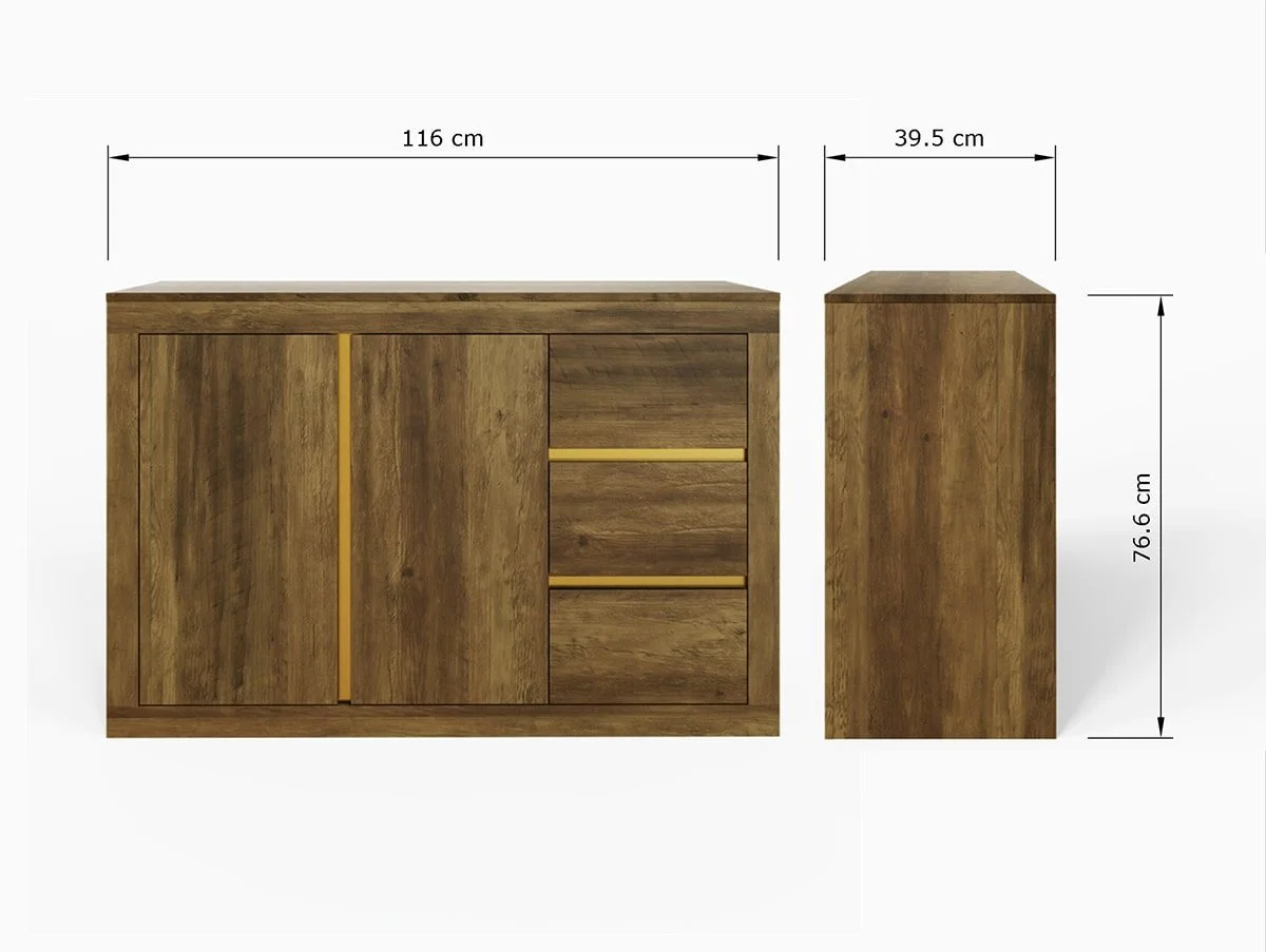 GFW GFW Astley Knotty Oak Sideboard