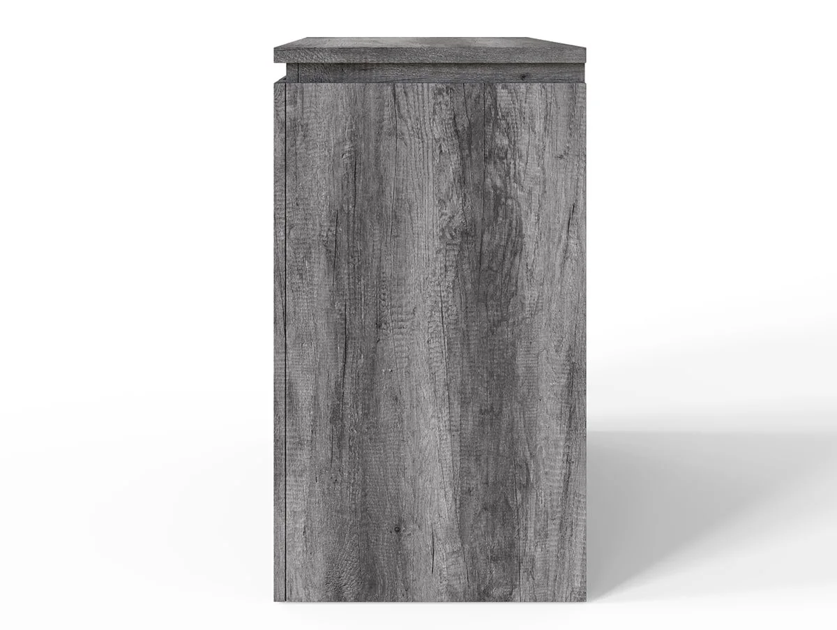 GFW GFW Canyon Charcoal Grey 1 Door 3 Drawer Multi Storage Unit