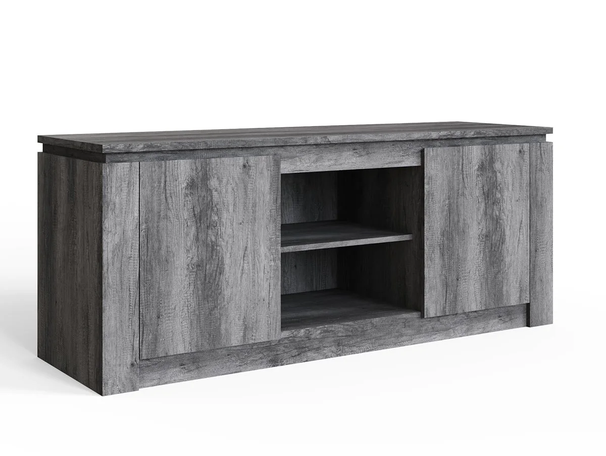 GFW GFW Canyon Charcoal Grey 2 Door TV Unit