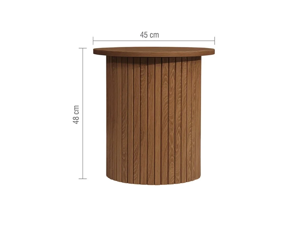 Birlea Birlea Axel Walnut Lamp Table