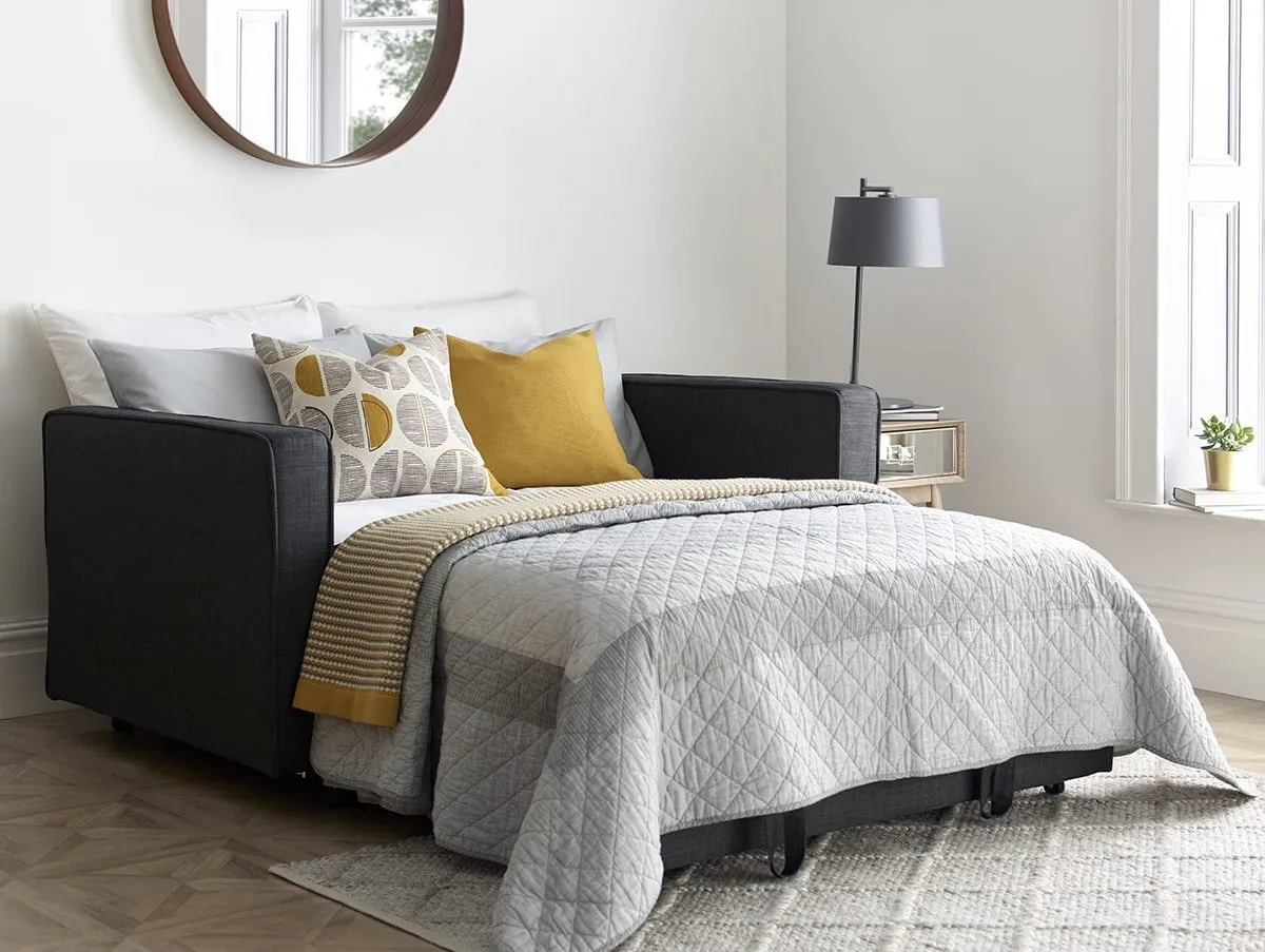 Bedmaster Bedmaster Troy Grey Fabric Sofa Bed