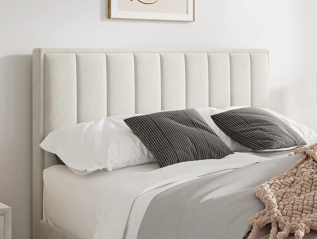 Bedmaster Bedmaster Rhodes Warmstone Velvet Ottoman Bed Frame