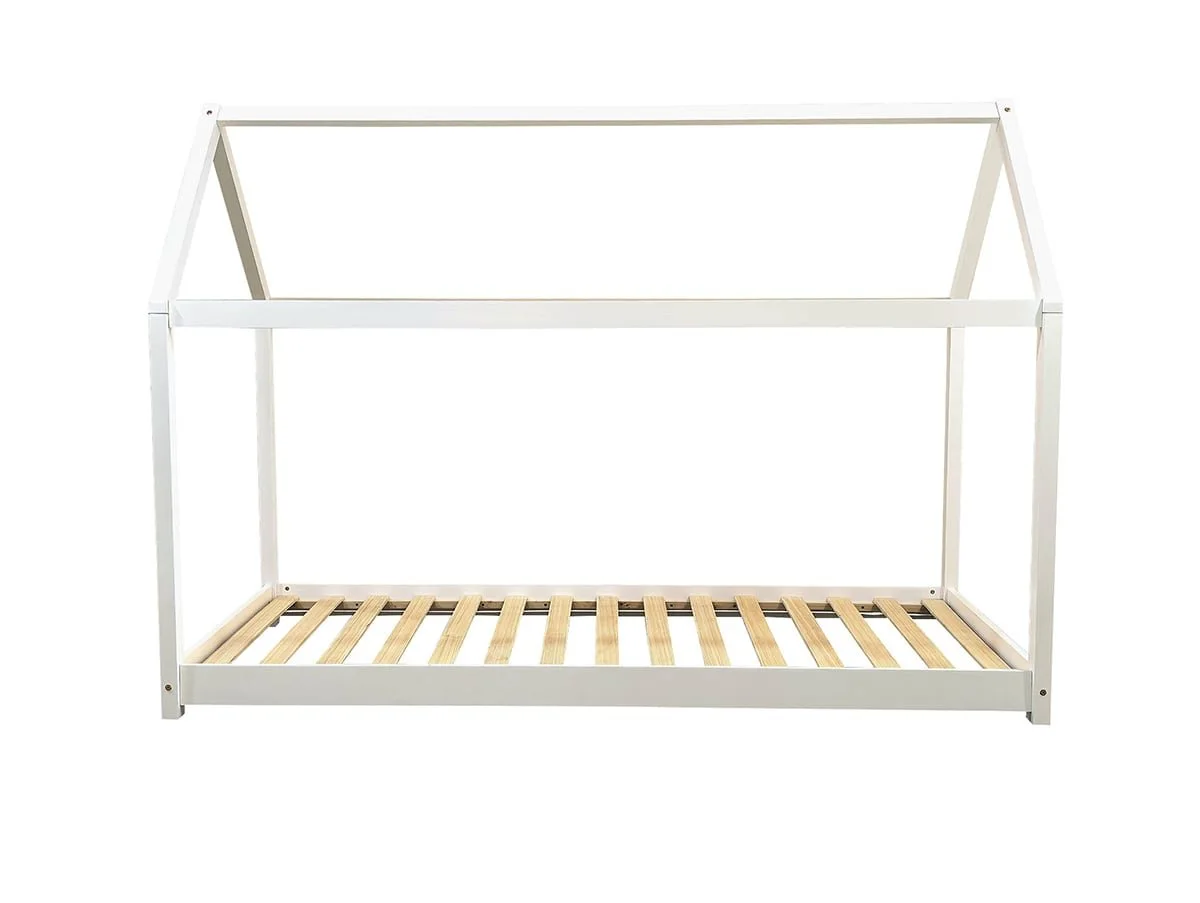Kidsaw Kidsaw Jinsen White Wooden House Bed