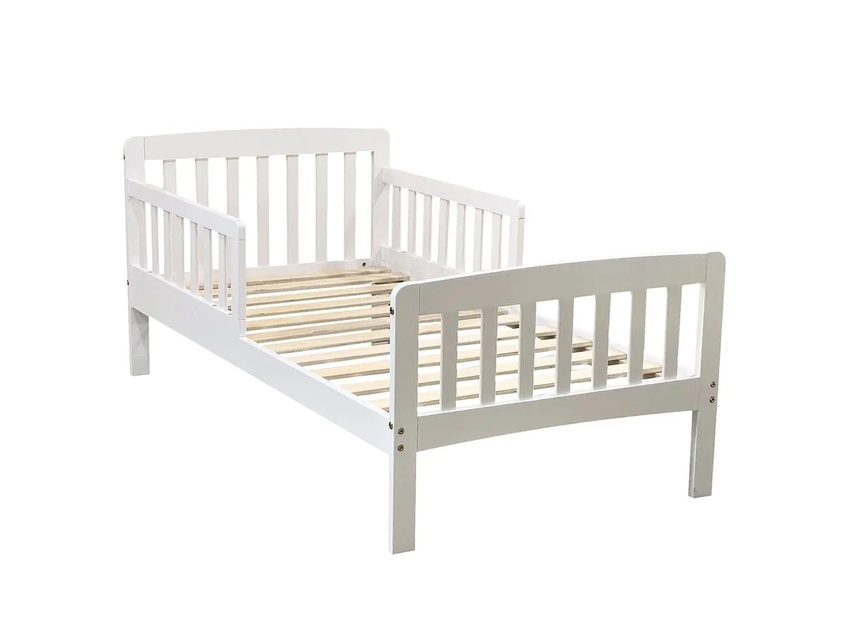 Kidsaw Kidsaw Jinsen White Wooden Toddler Bed