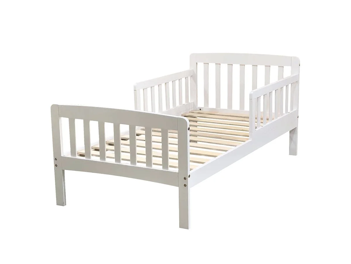 Kidsaw Kidsaw Jinsen White Wooden Toddler Bed