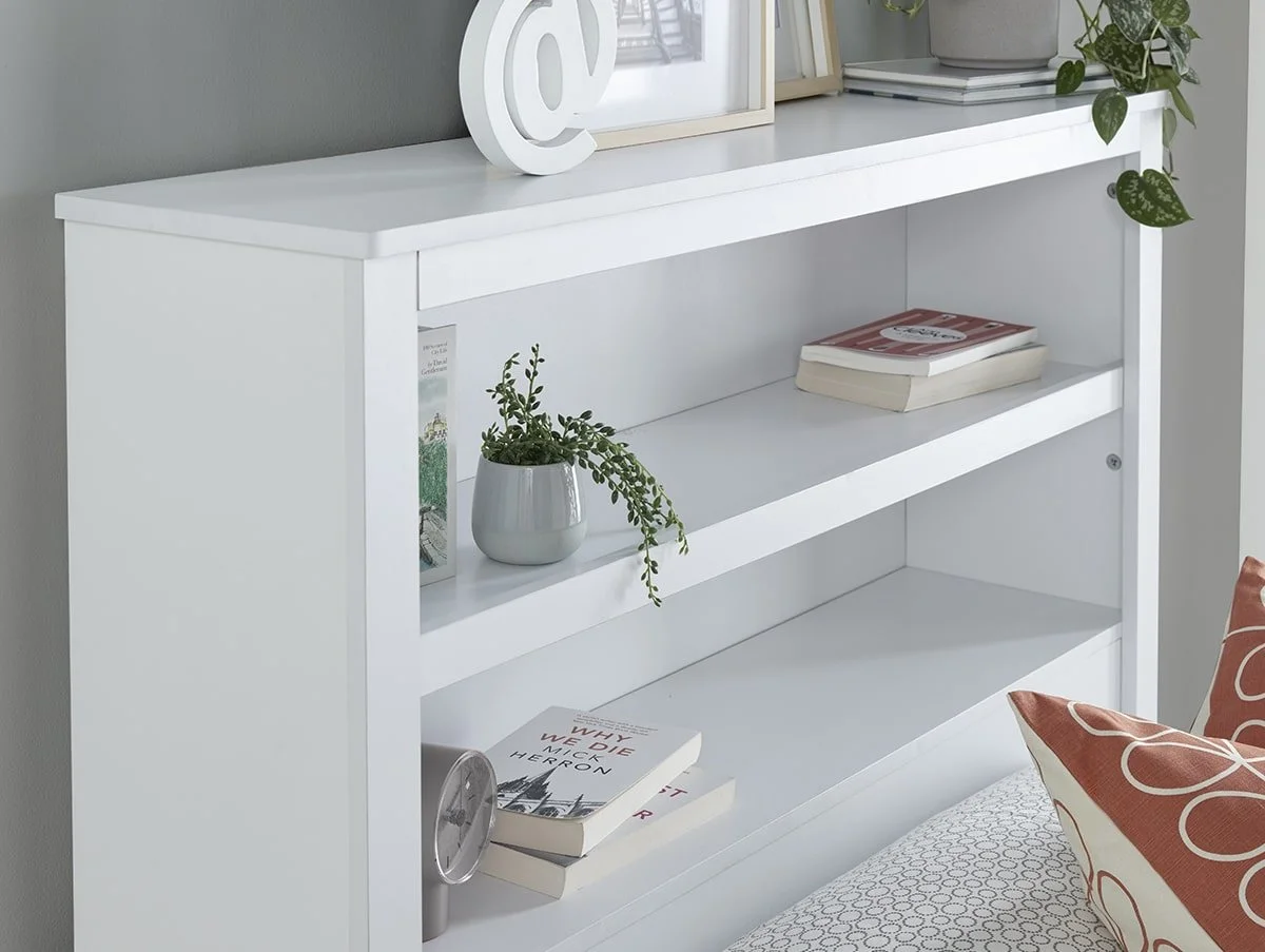 Bedmaster Bedmaster Enzo White Storage Wooden Bed Frame