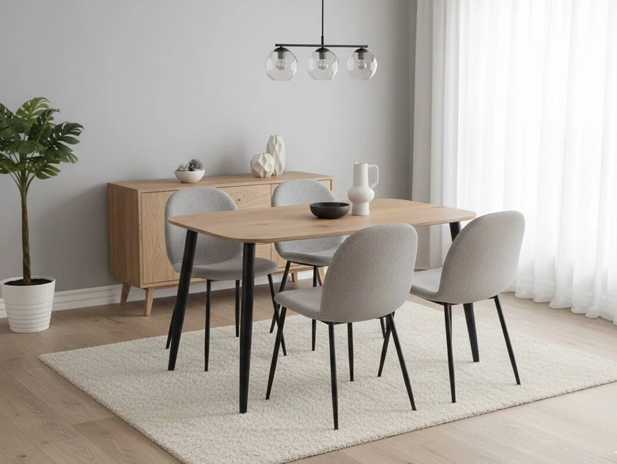 Core Core Aspen Rectangular Light Oak Dining Table