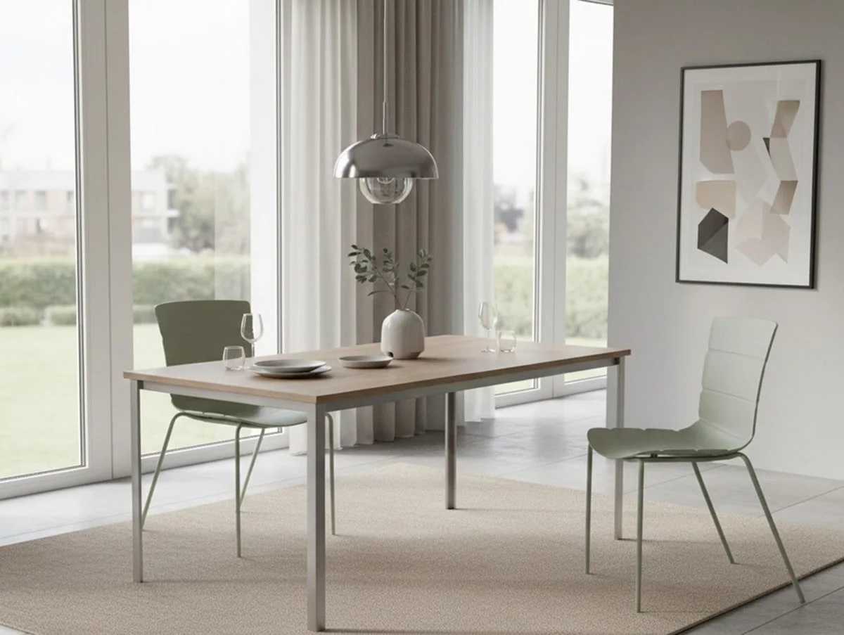 Core Core Bali Set of 2 Sage Green Plastic Dining Chairs