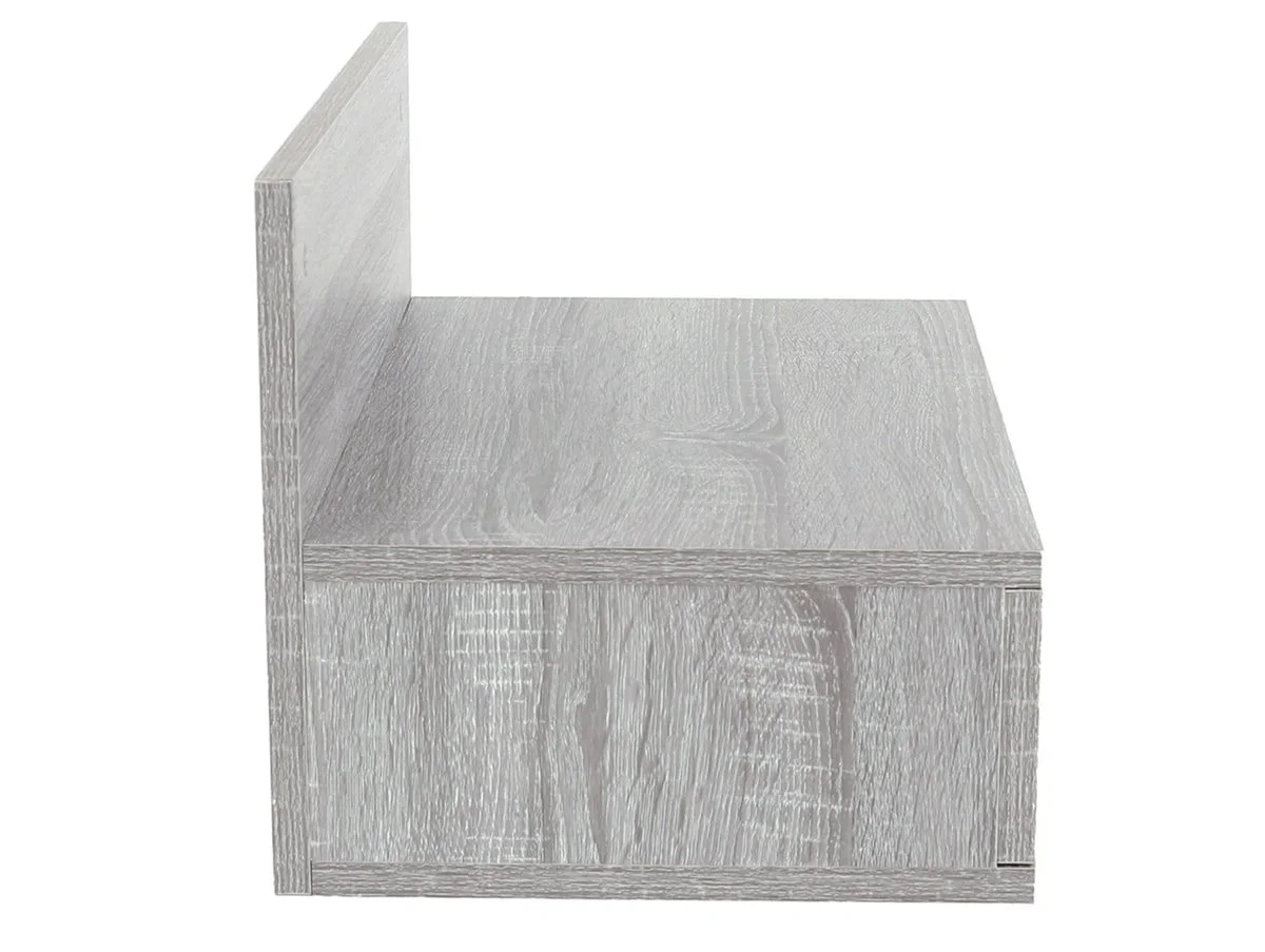 Core Core Kelly Set of 2 Wall Hanging Grey Oak Bedside Table