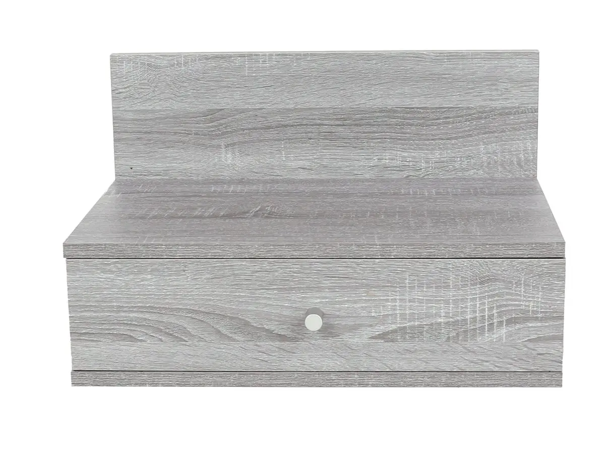 Core Core Kelly Set of 2 Wall Hanging Grey Oak Bedside Table