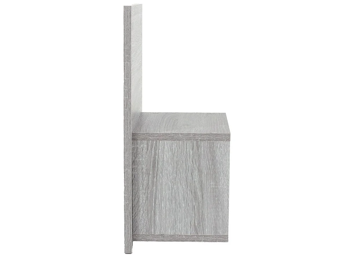 Core Core Kelly Set of 2 Wall Hanging Grey Oak Compact Bedside Table