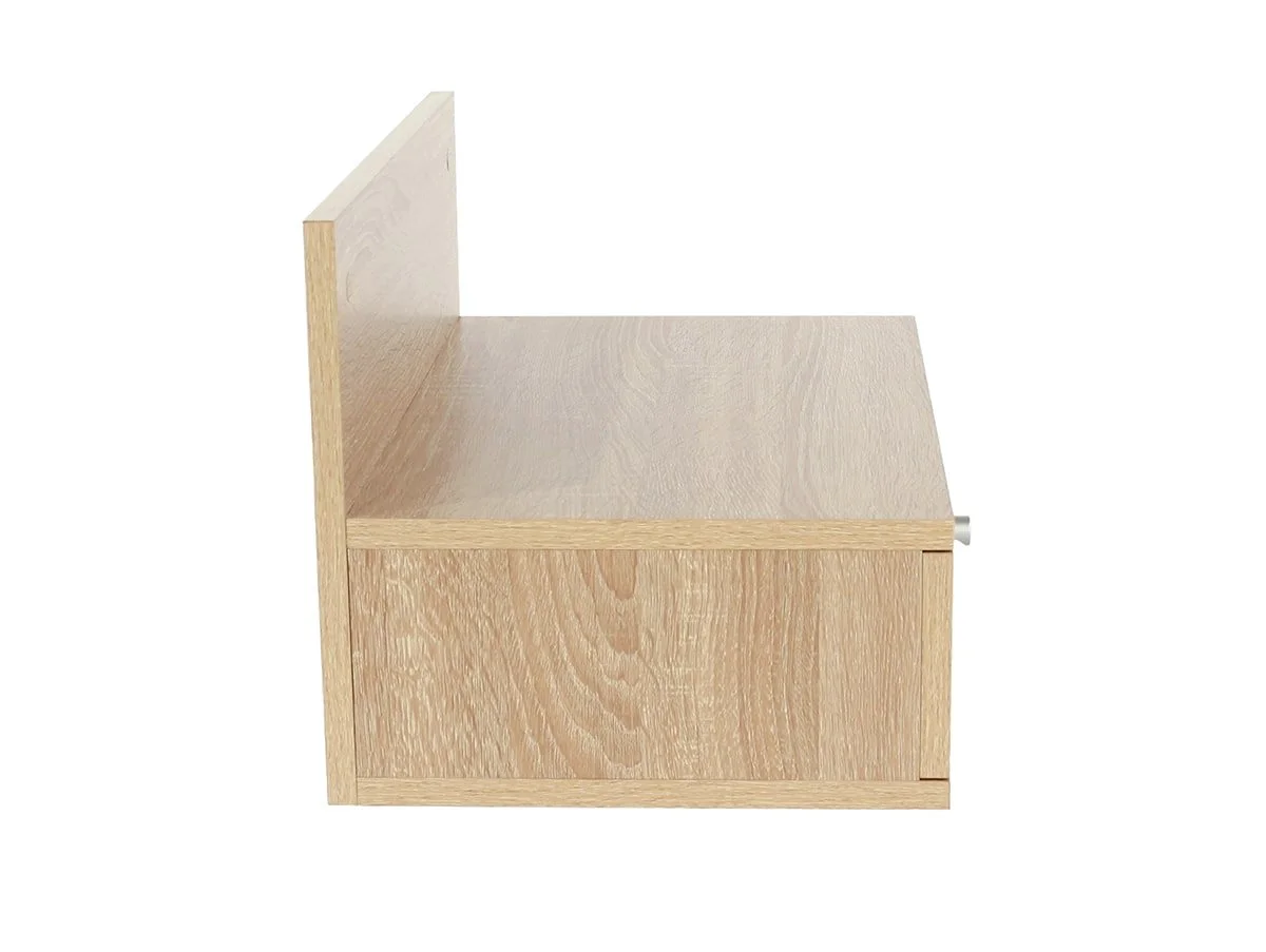 Core Core Kelly Set of 2 Wall Hanging Oak Bedside Table