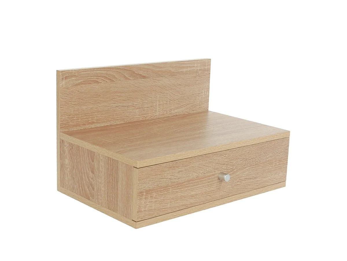 Core Core Kelly Set of 2 Wall Hanging Oak Bedside Table