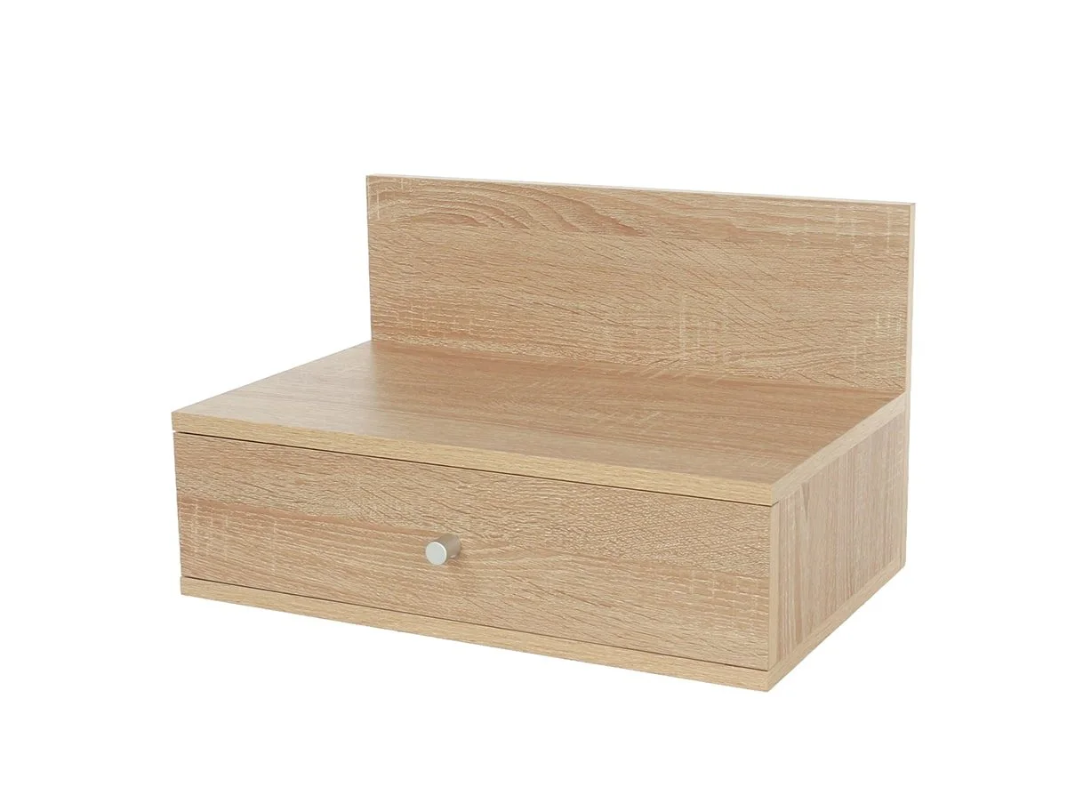 Core Core Kelly Set of 2 Wall Hanging Oak Bedside Table