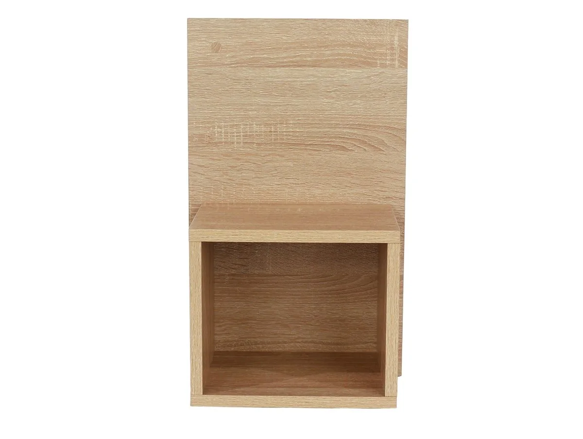 Core Core Kelly Set of 2 Wall Hanging Oak Compact Bedside Table