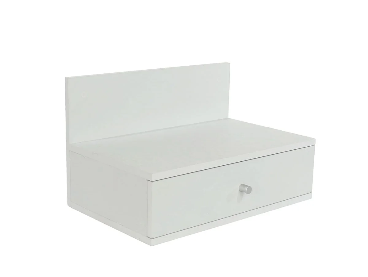 Core Core Kelly Set of 2 Wall Hanging White Bedside Table