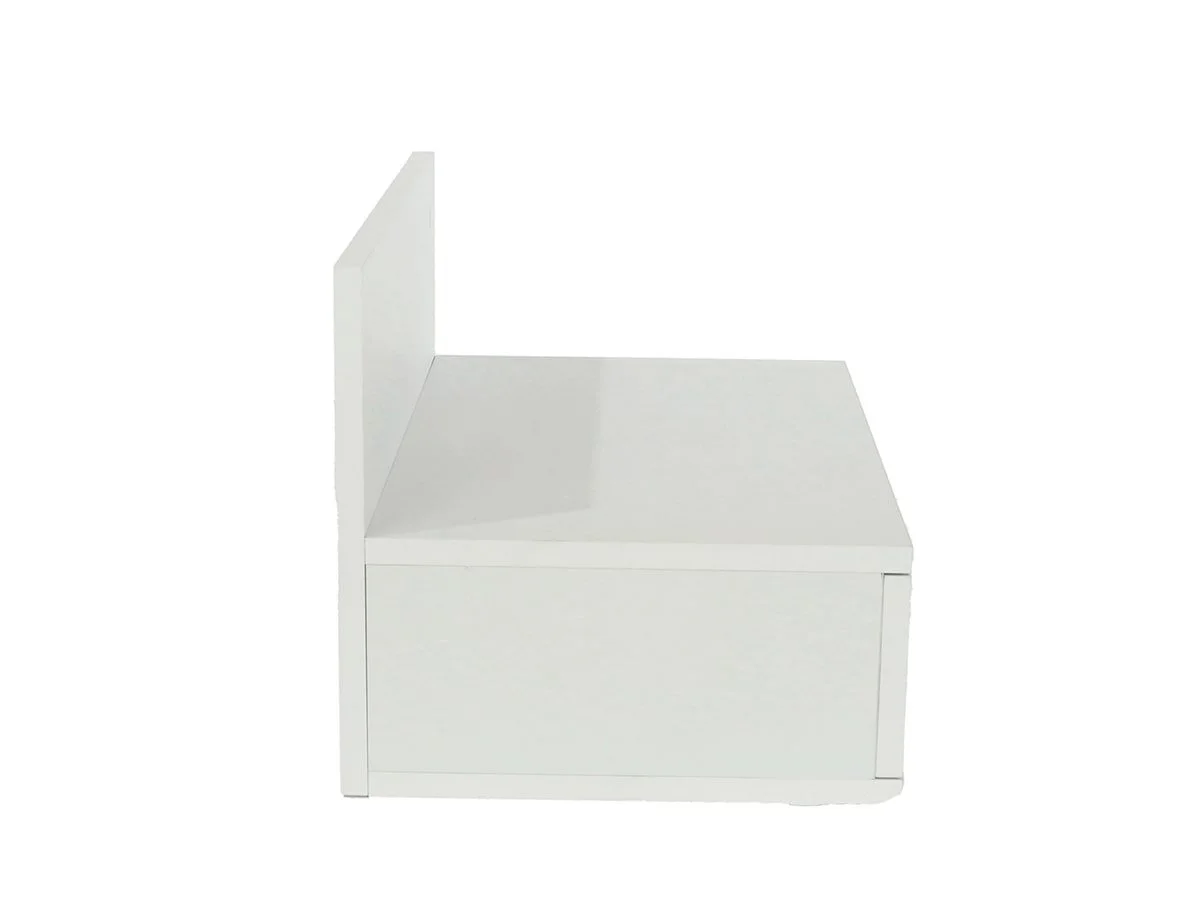 Core Core Kelly Set of 2 Wall Hanging White Bedside Table