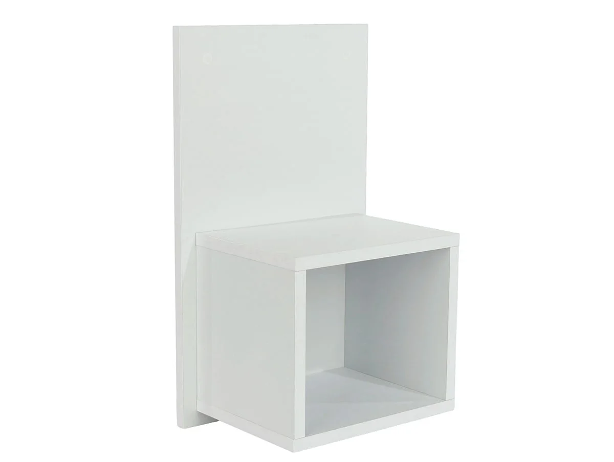 Core Core Kelly Set of 2 Wall Hanging White Compact Bedside Table