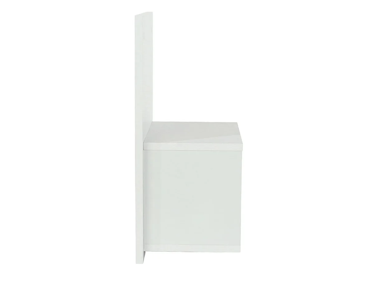 Core Core Kelly Set of 2 Wall Hanging White Compact Bedside Table