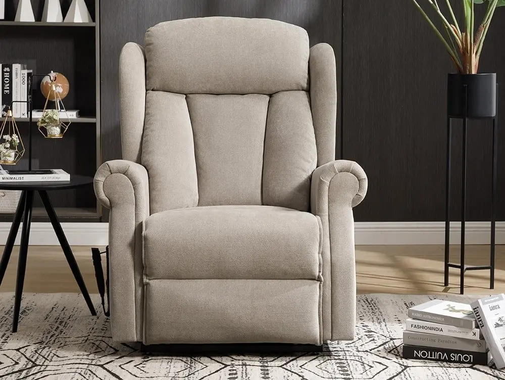 ASC ASC Lawson Mink Dual Motor Riser Recliner Chair