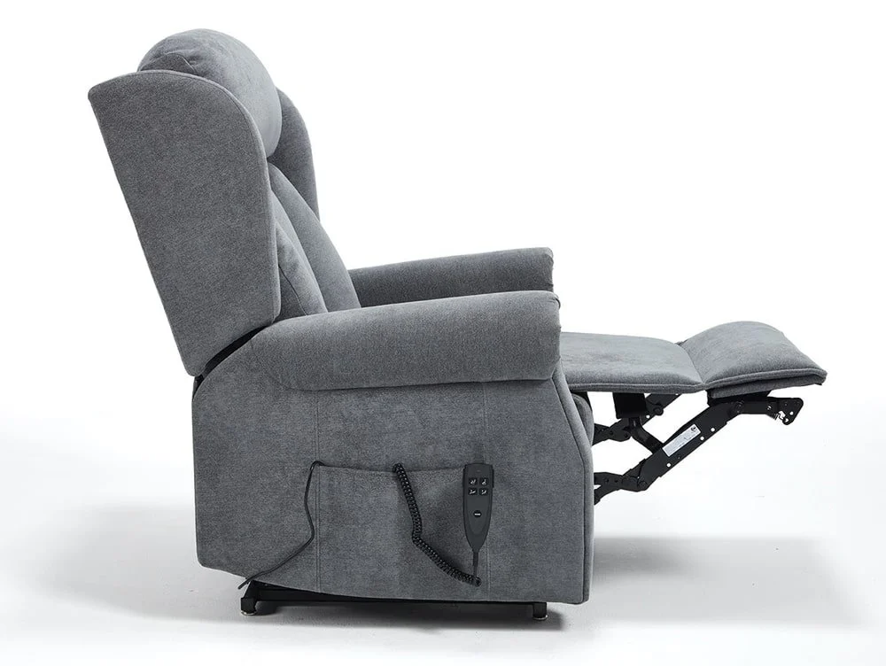 ASC ASC Lawson Slate Grey Dual Motor Riser Recliner Chair