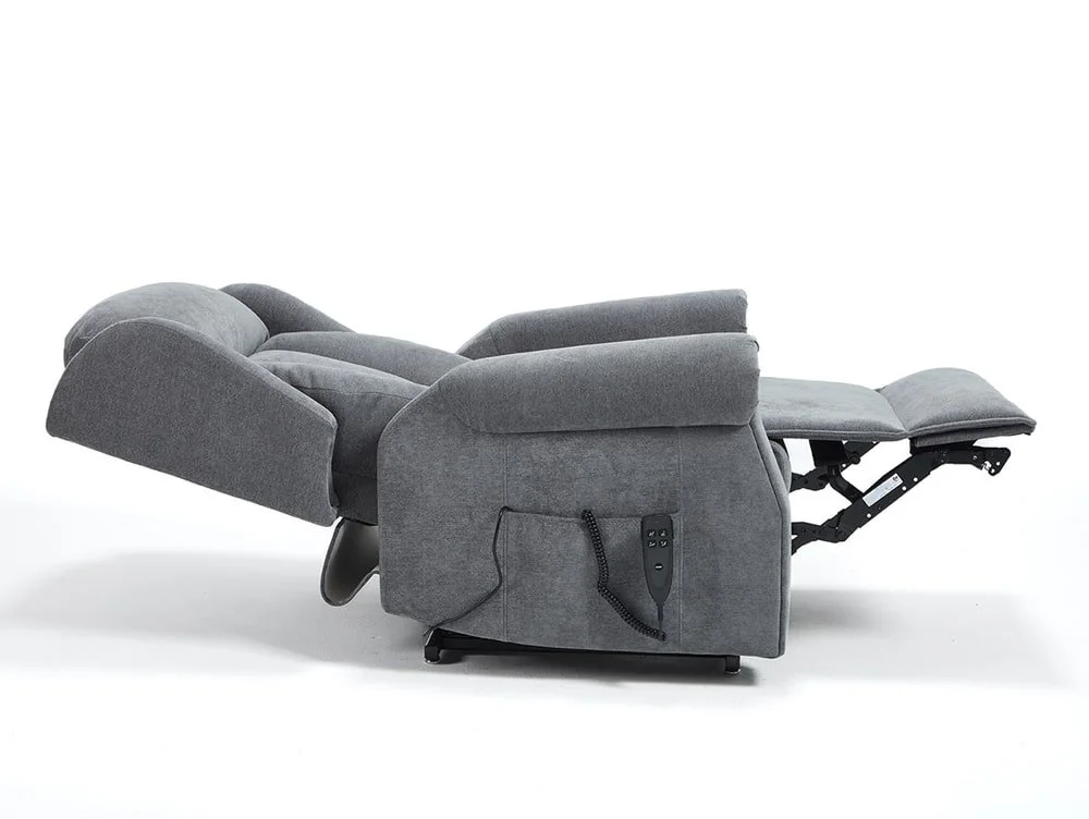 ASC ASC Lawson Slate Grey Dual Motor Riser Recliner Chair