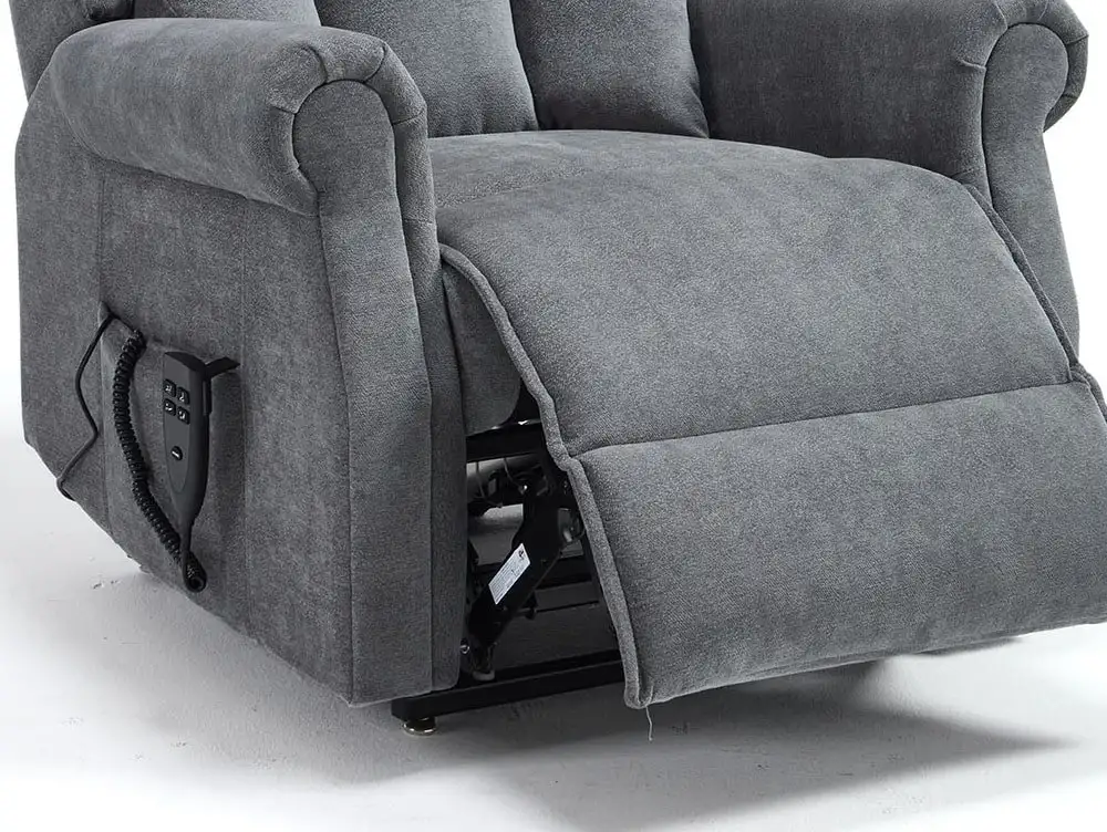 ASC ASC Lawson Slate Grey Dual Motor Riser Recliner Chair