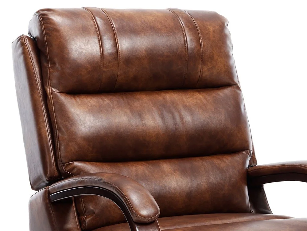 ASC ASC Regal Dual Motor Tan Faux Leather Riser Recliner Chair
