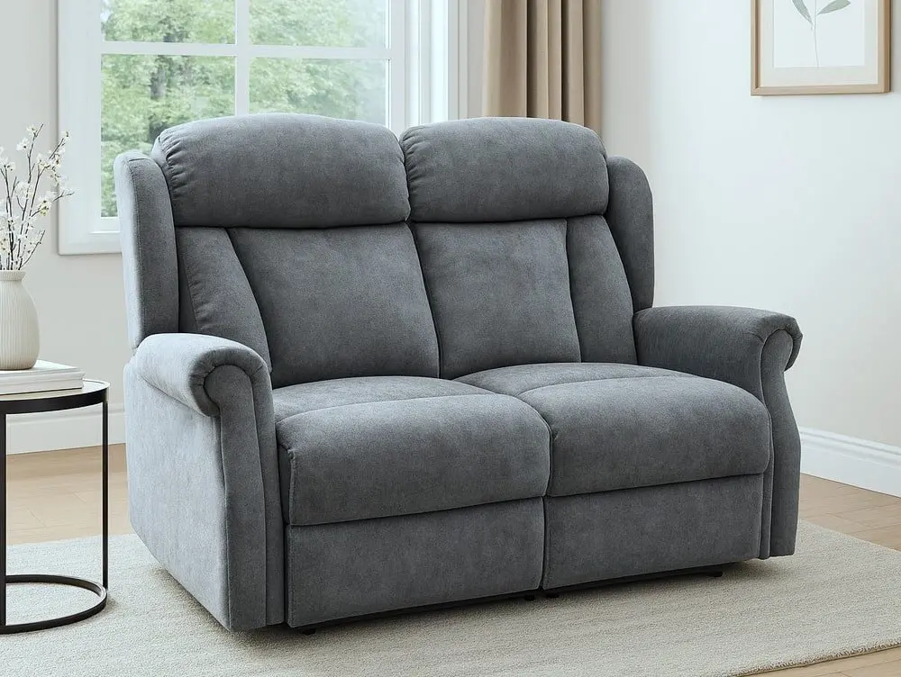 ASC ASC Lawson Slate Grey Chenille 2 Seater Sofa