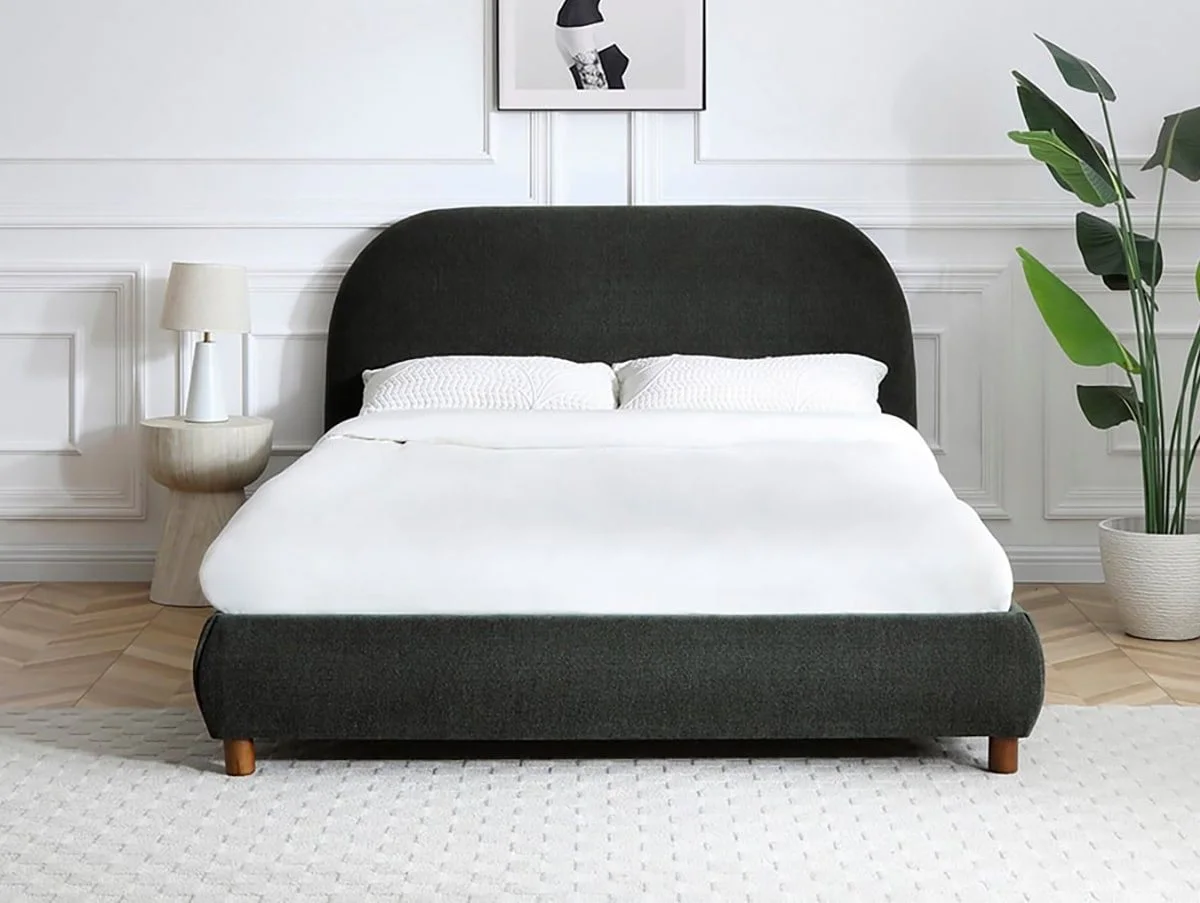 Kyoto Kyoto Nora Olive Boucle Bed Frame