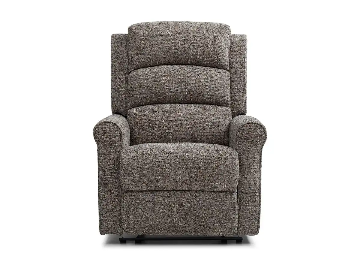 Kyoto Kyoto Baxter Grey Woven Chenille Recliner Chair