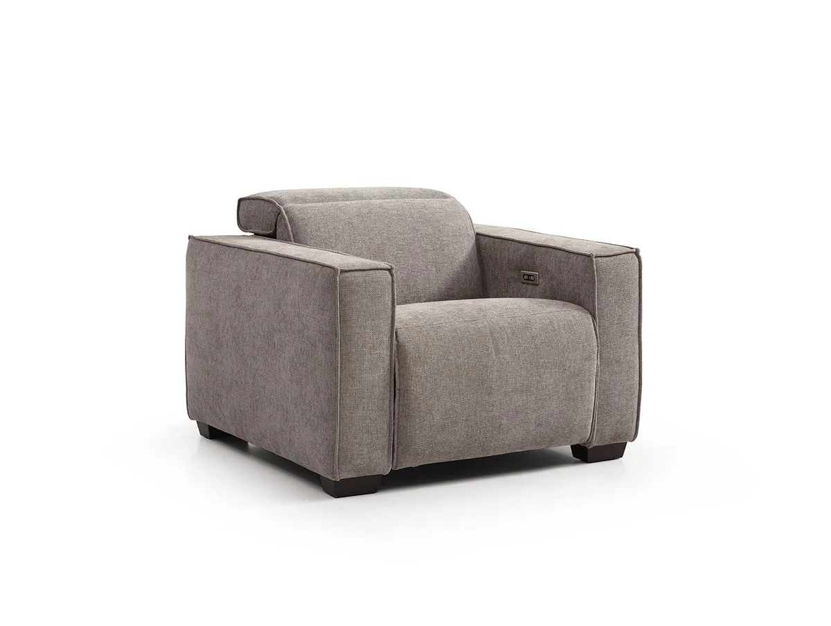 Kyoto Kyoto Primo Mole Chenille Fabric Power Recliner Chair