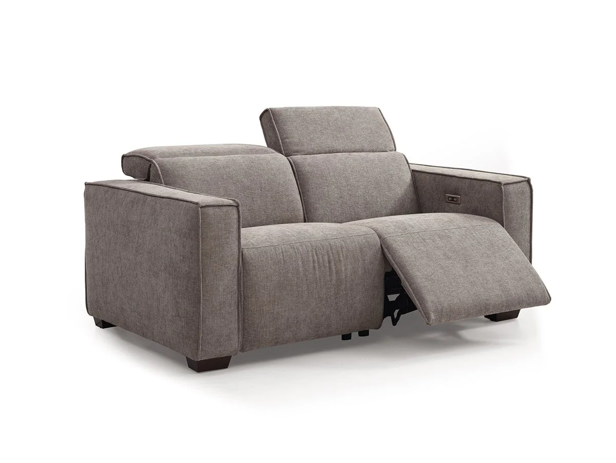 Kyoto Kyoto Primo Mole Chenille Fabric 2 Seater Power Recliner Sofa